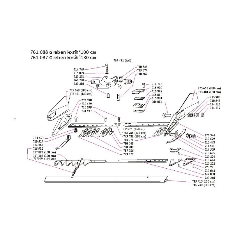 ČEVELJ GREBENA MUTA - DESNI 